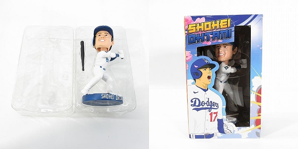 実際に弊社で買取させて頂いたロサンゼルス・ドジャース 大谷翔平 球場限定 ボブルヘッド人形 フィギュアの画像 8枚目