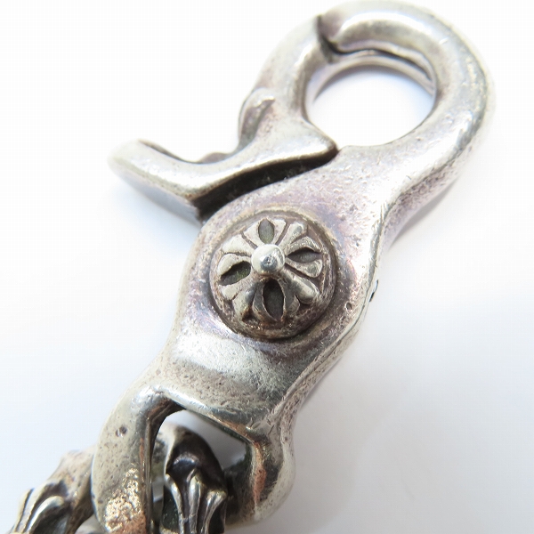 実際に弊社で買取させて頂いた【ダガーキーリング欠品】CHROME HEARTS/クロムハーツ エクストラファンシー キーチェーン/ショート スプリットの画像 4枚目