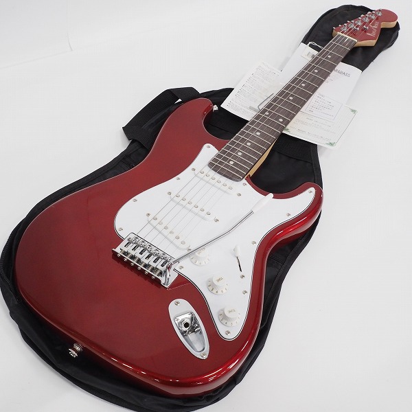 実際に弊社で買取させて頂いた★PhotoGenic/フォトジェニック ST-180/MRD ストラトキャスターType マッチングヘッド エレキギター ソフトケース付 