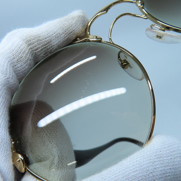 実際に弊社で買取させて頂いたPRADA/プラダ ラウンド型/ウェーブテンプル サングラス SPR55T の画像 6枚目