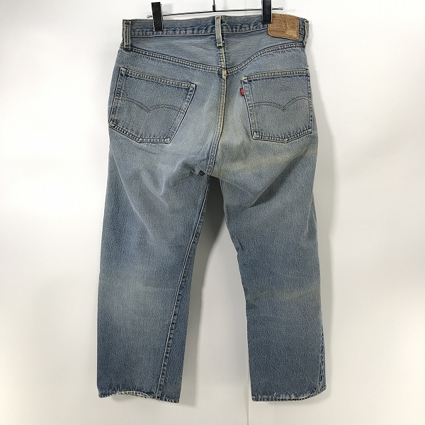 実際に弊社で買取させて頂いたLEVI'S/リーバイス 501 ヴィンテージ 66後期 刻印6 スモールe ボタンフライ デニムパンツ/W38L34の画像 1枚目
