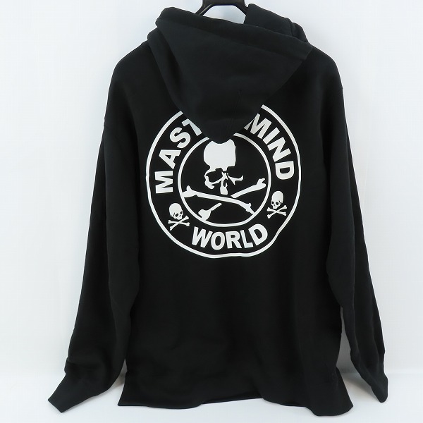実際に弊社で買取させて頂いたmastermind JAPAN/マスターマインドジャパン fuck off サークルロゴパーカー 17SPMM-SW03-A/Lの画像 1枚目