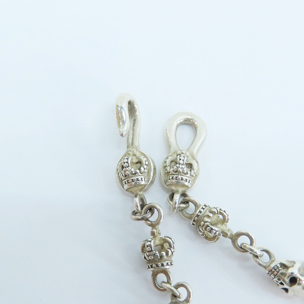 実際に弊社で買取させて頂いた【ギャラ付き】Justin Davis/ジャスティンデイビス SKULL DIVINE/スカルディバイン チェーン SNJ126/40cmの画像 1枚目