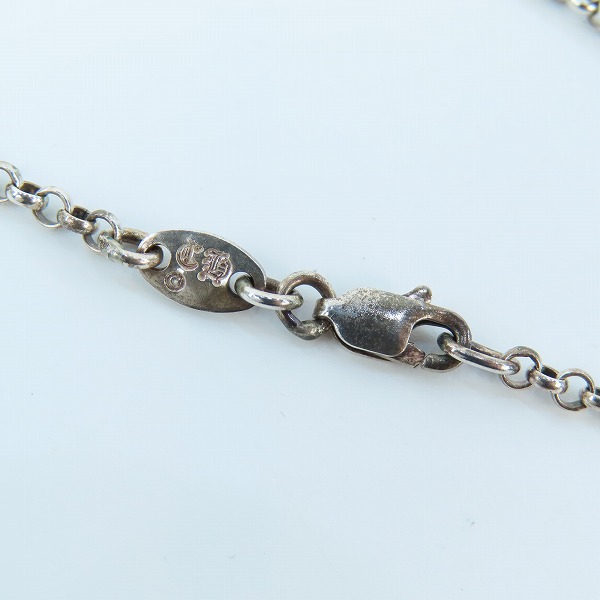 実際に弊社で買取させて頂いたCHROME HEARTS/クロムハーツ ロールチェーン 18インチの画像 1枚目