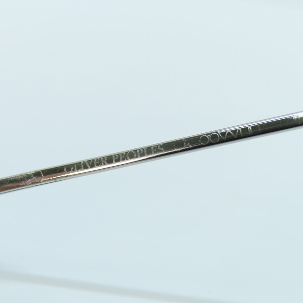 実際に弊社で買取させて頂いたOLIVER PEOPLES/オリバーピープルズ GREGORY PECK メガネフレーム 5036の画像 5枚目