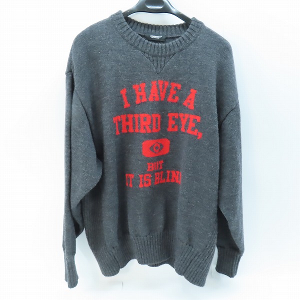 実際に弊社で買取させて頂いたUNDERCOVER/アンダーカバー 22AW/KNIT PO THIRD EYE/ニットセーター UC2B4903-1/3