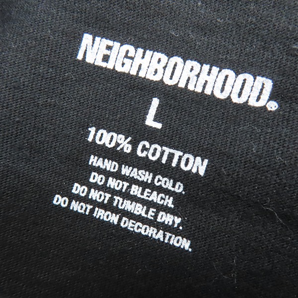 実際に弊社で買取させて頂いたNEIGHBOR HOOD/ネイバーフッド MONEY IS NOT OUR GOD Tシャツ/Lの画像 2枚目
