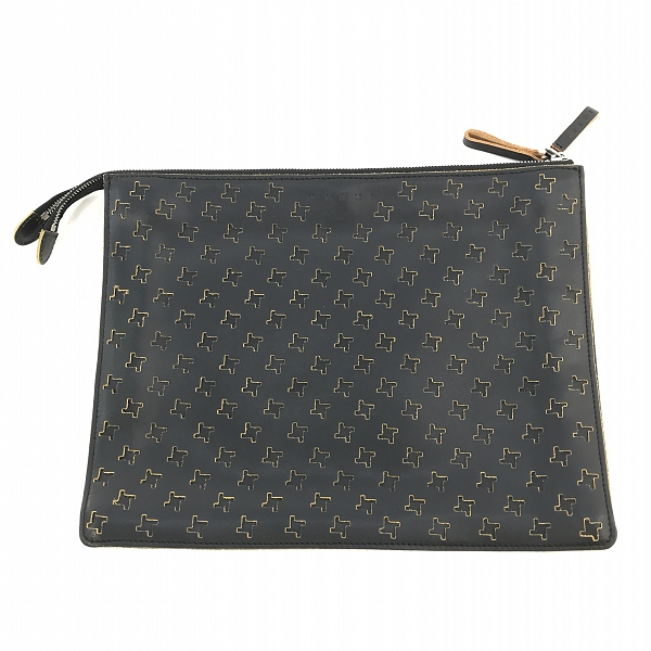 実際に弊社で買取させて頂いたMARNI/マルニ 型抜き クラッチバッグ/セカンドバッグ レザーの画像 1枚目