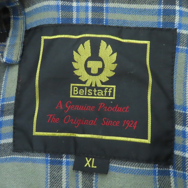 実際に弊社で買取させて頂いたBelstaff/ベルスタッフ 牛革 レザー PANTHER/パンサー ライダースジャケット/XLの画像 2枚目