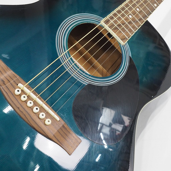 実際に弊社で買取させて頂いた★【難有り】Sepia Crue/セピアクルー F-20-BLS アコースティックギター/アコギの画像 6枚目