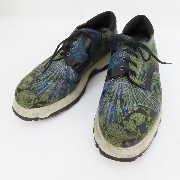 実際に弊社で買取させて頂いたEMPORIO ARMANI/エンポリオアルマーニ 刺繍総柄ローカットスニーカー 6