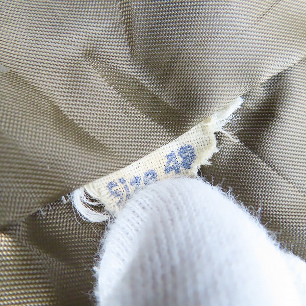 実際に弊社で買取させて頂いた【難有】Schott/ショット 184SM A2 レザーフライトジャケット /48の画像 3枚目