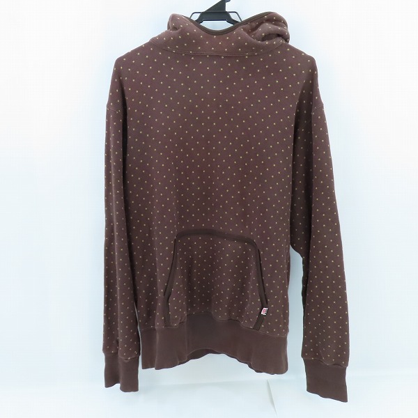 実際に弊社で買取させて頂いたGOODENOUGH/グッドイナフ 水玉総柄 プルオーバー スエットパーカー/M