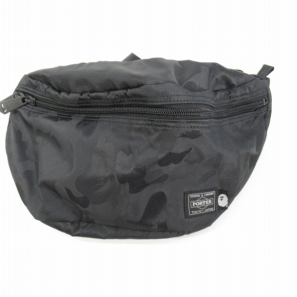 実際に弊社で買取させて頂いたPORTER×A BATHING APE/ポーター×アベイシングエイプ CAMO WAIST POUCH ウエストポーチ/バッグ