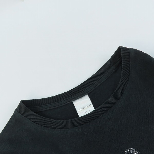 実際に弊社で買取させて頂いたNUMBER (N)INE/ナンバーナイン Vandalism Tee ハート涙 半袖Tシャツ/2の画像 4枚目