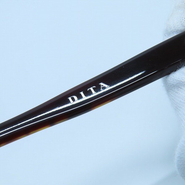 実際に弊社で買取させて頂いたDITA/ディータ whitehall/ホワイトホール 眼鏡 メガネフレーム/アイウェア DRX-2037B-55の画像 5枚目