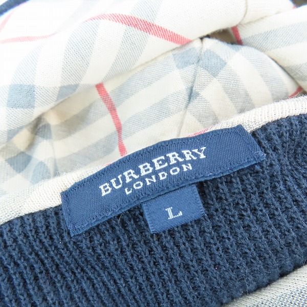 実際に弊社で買取させて頂いたBURBERRY LONDON/バーバリーロンドン シルク混 ジップアップ パーカー BBT26-214-29 /Lの画像 2枚目