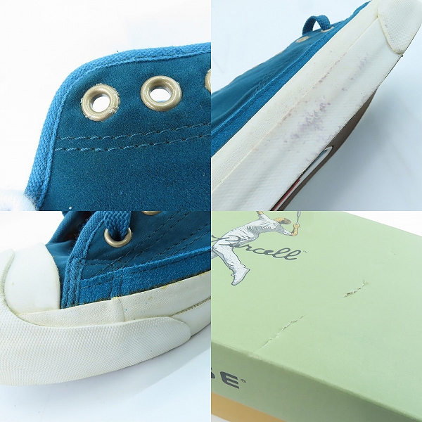 実際に弊社で買取させて頂いたCONVERSE/コンバース JACK PURCELL/ジャックパーセル VELVET スニーカー1T492/27の画像 6枚目