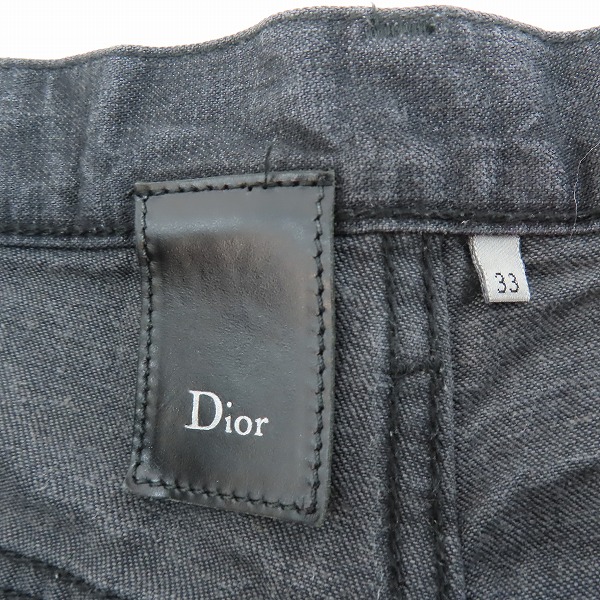 実際に弊社で買取させて頂いたDior HOMME/ディオールオム 08SS クリス期 スキニーパンツ 8E3110530220/33の画像 2枚目