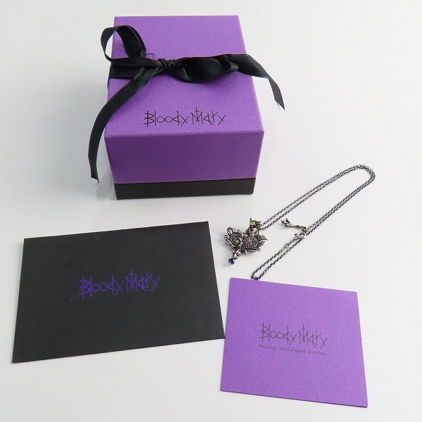 実際に弊社で買取させて頂いた【ギャラ付き】 Bloody Mary/ブラッディマリー EVE ペンダント ミニ ロマンス(恋)/ネックレスの画像 9枚目