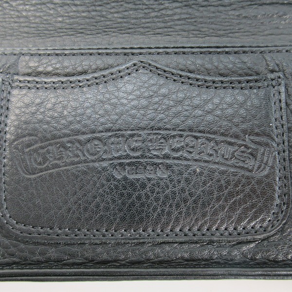 実際に弊社で買取させて頂いたCHROME HEARTS/クロムハーツ シングルフォールド ロングウォレット/長財布の画像 8枚目