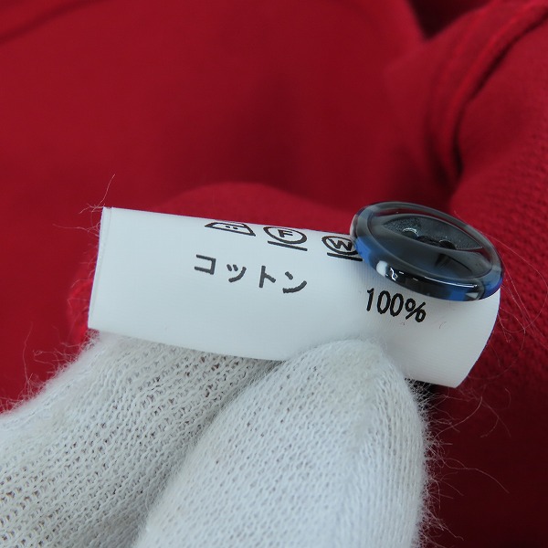 実際に弊社で買取させて頂いた【未使用】 SUGAR CANE/シュガーケーン F.ROMANCE 9.5oz HEAVY TWILL with MARBLE BUTTON/ワークシャツ レッド SC28753/Lの画像 3枚目