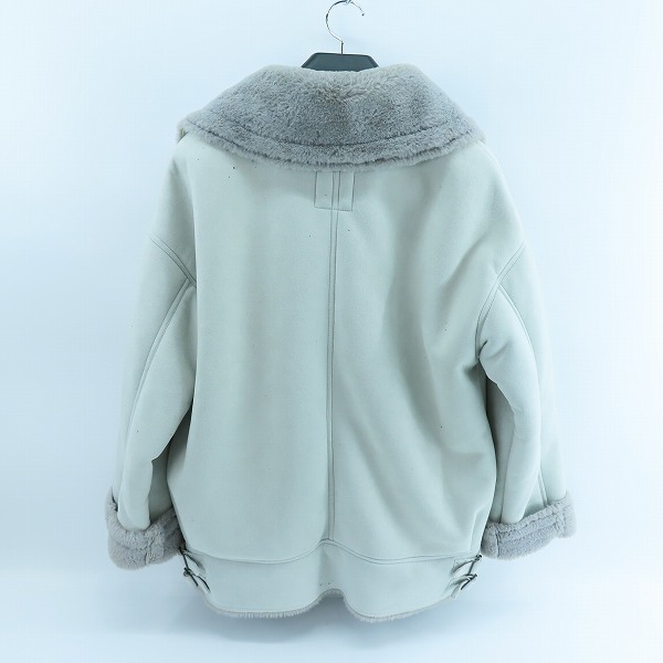 実際に弊社で買取させて頂いたHYSTERIC GLAMOUR/ヒステリックグラマー フェイクファーライダースコート  01173AC06 /Fの画像 1枚目