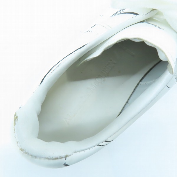 実際に弊社で買取させて頂いたAlexander McQueen/アレキサンダーマックイーン ペイント オーバースニーカー/40の画像 4枚目
