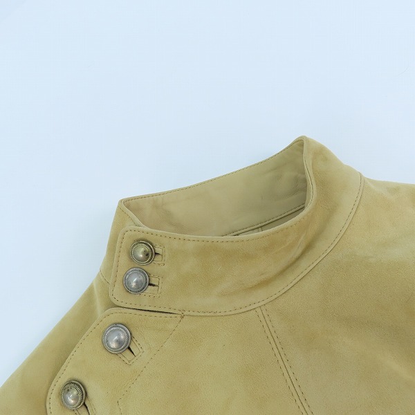 実際に弊社で買取させて頂いたTAKAHIROMIYASHITA TheSoloIst/タカヒロミヤシタザソロイスト 羊革/ラムレザー/スエードレザー ジャケット SJ 0029SS17/46の画像 5枚目