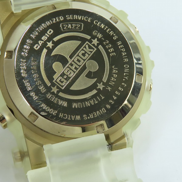 実際に弊社で買取させて頂いたG-SHOCK/Gショック 25周年記念 FROGMAN/フロッグマン グロリアスゴールド GW-225E-7JFの画像 3枚目