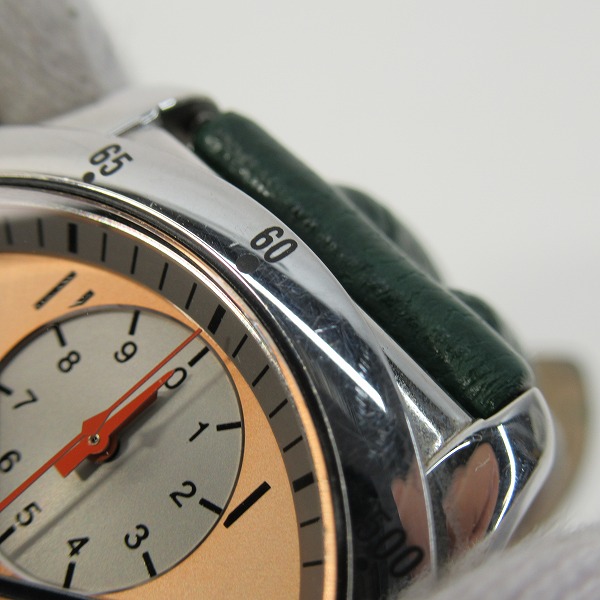 実際に弊社で買取させて頂いたSEIKO/セイコー スピードマスター QZ クロノグラフ 1/100 デイト 腕時計 7T52-6A10【動作未確認】の画像 4枚目