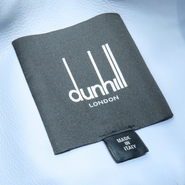 実際に弊社で買取させて頂いたdunhill london/ダンヒル ロンドン カーフスキン スナップボタン半袖シャツ Sの画像 2枚目