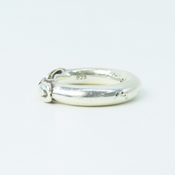 実際に弊社で買取させて頂いたCHROME HEARTS/クロムハーツ DOUBLE DOG RING/ダブルドッグ リング/16号の画像 2枚目