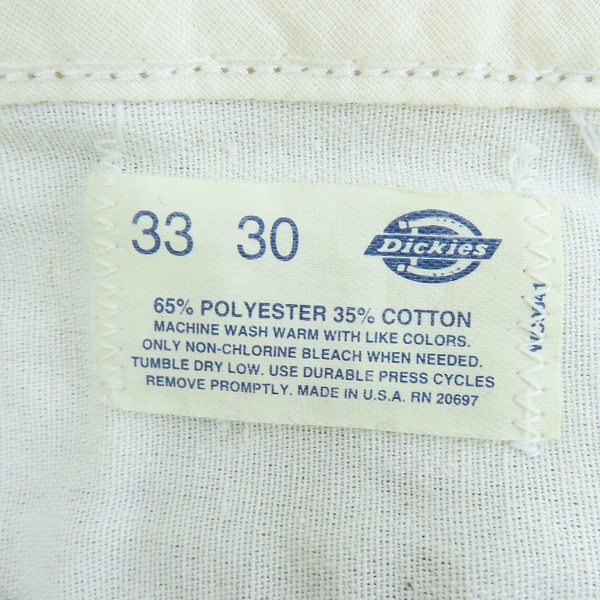 実際に弊社で買取させて頂いたDickies/ディッキーズ ワークパンツ W33L30の画像 3枚目