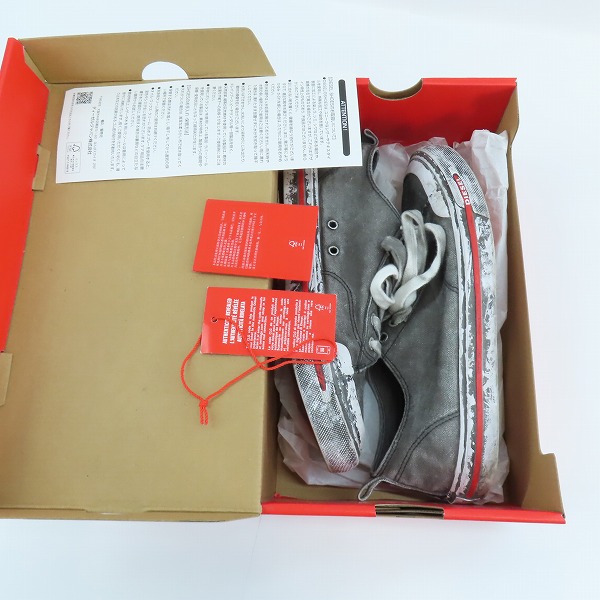 実際に弊社で買取させて頂いたDIESEL/ディーゼル S-ATHOS LOW ローカットスニーカー Y02882 P4751 T8163/27の画像 8枚目