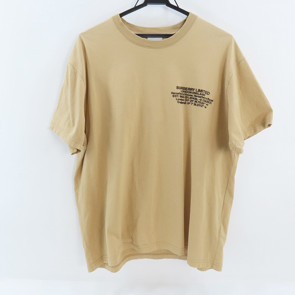 実際に弊社で買取させて頂いた【JPタグ】BURBERRY/バーバリー Location Print Cotton/ロケーションプリント コットン オーバーサイズ Tシャツ 8043275/S