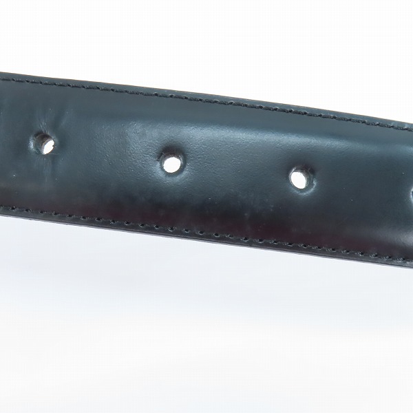 実際に弊社で買取させて頂いたREGAL/リーガル レザーベルト ブラックの画像 5枚目