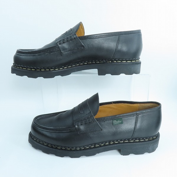 実際に弊社で買取させて頂いたParaboot/パラブーツ REIMS/MARCHE NOIRE_LIS NOIR/ミカエル ローファーシューズ/099412/8.5の画像 3枚目