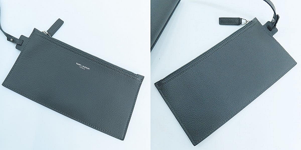 実際に弊社で買取させて頂いたSAINT LAURENT/サンローラン SHOPPING BAG HOLD/ボールド レザー トートバッグ 676657の画像 5枚目