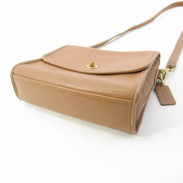 実際に弊社で買取させて頂いたCOACH/コーチ オールドコーチ 2way レザーショルダーバッグ/ハンドバッグの画像 3枚目