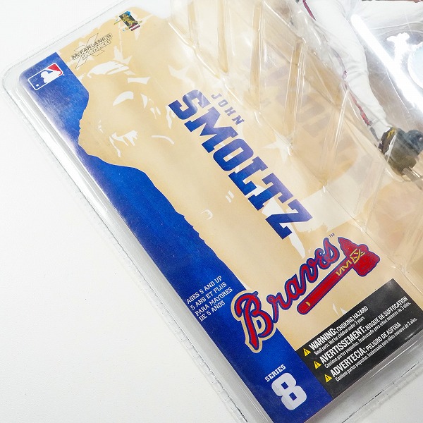 実際に弊社で買取させて頂いた【未開封】McFARLANE/マクファーレン アトランタ・ブレーブス #29 JOHN SMOLTZ ジョン・スモルツ 白 フィギュアの画像 5枚目