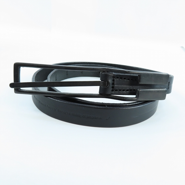 実際に弊社で買取させて頂いたJULIUS/ユリウス ワイド バックル ナロー レザー ベルト