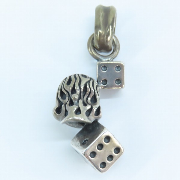 実際に弊社で買取させて頂いた【ギャラ付】Gucho/ガッチョ パイロマニアック/ダイス Claps ペンダントの画像 1枚目