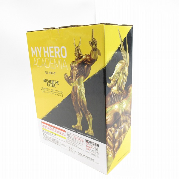 実際に弊社で買取させて頂いた(2)【未開封】一番くじ 僕のヒーローアカデミア VS ラストワン賞 オールマイト MASTERLISE EXTRA ゴールドver. フィギュアの画像 2枚目