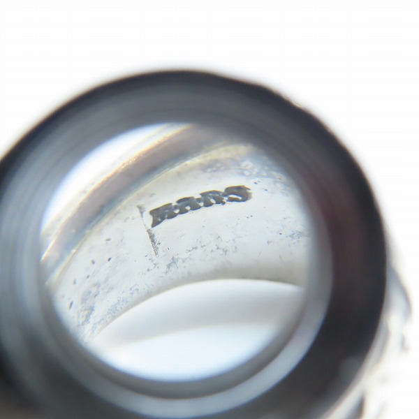 実際に弊社で買取させて頂いたMARS/マーズ FOR SEILIN MARINE/マリーン イカリ シルバー カレッジリング 17号の画像 7枚目