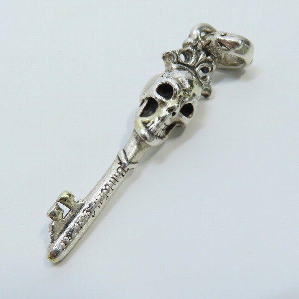 実際に弊社で買取させて頂いたBILL WALL LEATHER/BWL/ビルウォールレザー グッドラックスカルキーペンダント