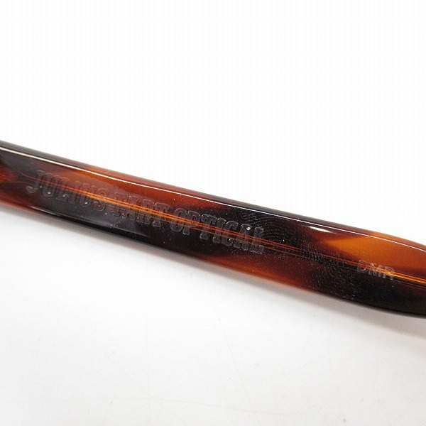 実際に弊社で買取させて頂いたJULIUS TART OPTICAL/ジュリアスタートオプティカル メガネフレーム PL-001Mの画像 3枚目