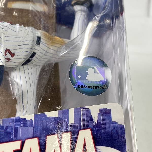 実際に弊社で買取させて頂いた【未開封】McFARLANE TOYS/マクファーレントイズ ミネソタ・ツインズ #57 JOHAN SANTANA フィギュアの画像 5枚目
