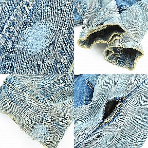 実際に弊社で買取させて頂いたLEVIS/リーバイス 70505/ボタン裏刻印521/ビッグE ヴィンテージ デニムジャケット の画像 8枚目