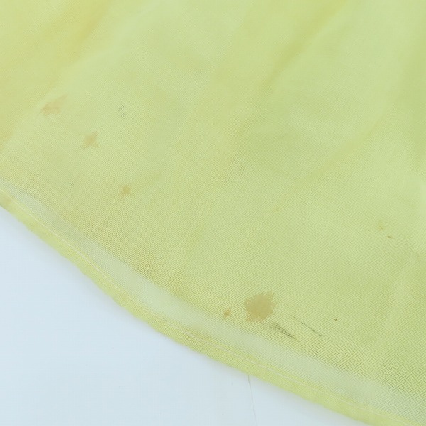 実際に弊社で買取させて頂いたGUNNE SAX/ガニーサックス ヴィンテージ レース ワンピースドレス イエロー/11の画像 6枚目